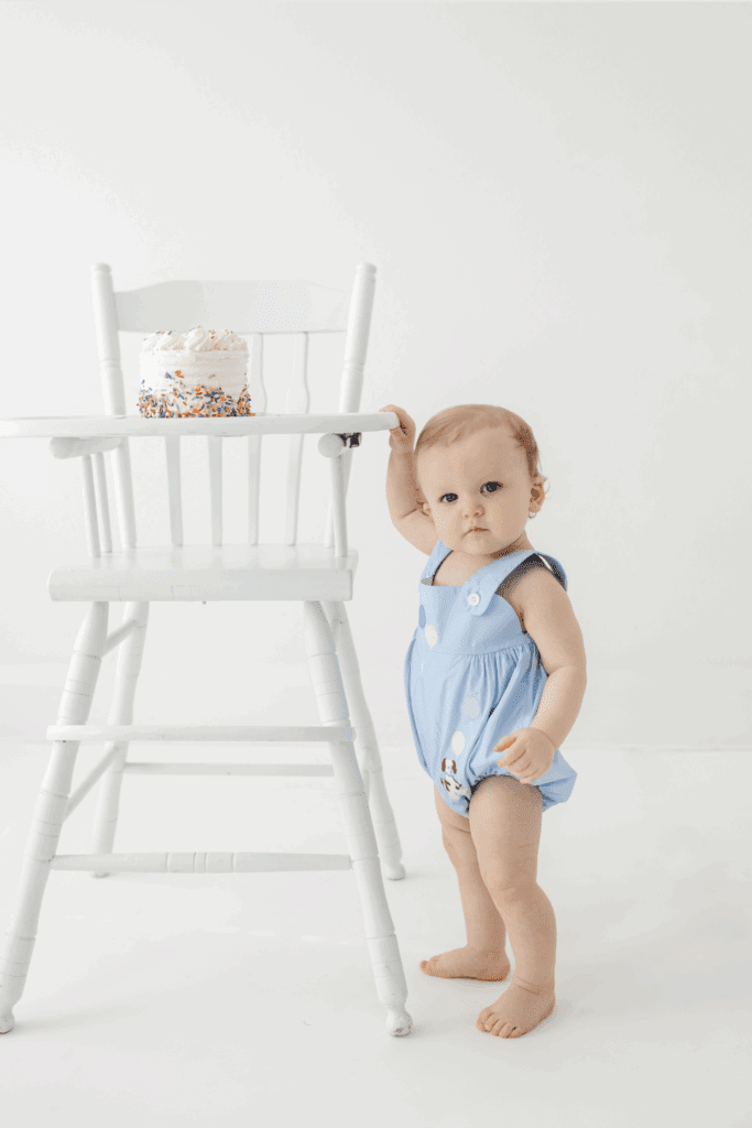 One Year old photos, Lakeland photo studio 